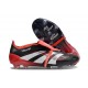 adidas Predator Elite Foldover Tongue FG X MOMENTS Noir Blanc Rouge Vif