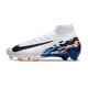 Nike Zoom Mercurial Superfly X Elite FG Blanc Bleu Noir