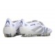 adidas Predator Elite Foldover Tongue FG Blanc Argent Métallique Royal Vif