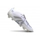 adidas Predator Elite Foldover Tongue FG Blanc Argent Métallique Royal Vif