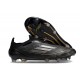 Crampons adidas F50 Elite Laceless FG Dark Spark - Noir Argenté Doré