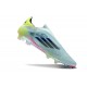 Crampons adidas F50 Elite Laceless FG Bleu Jaune Noir