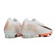 Nike Air Zoom Mercurial Vapor XVI Elite FG Blanc Noir Orange