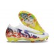 Nike Air Zoom Mercurial Vapor XVI Elite FG Blanc Jaune Violet Rouge