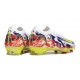 Nike Air Zoom Mercurial Vapor XVI Elite FG Blanc Jaune Violet Rouge