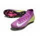 Nike Zoom Mercurial Superfly X Elite FG Violet Jaune Blanc