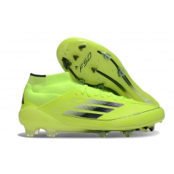 adidas F50 Elite Mid FG Nouveau Jaune Solaire Noir