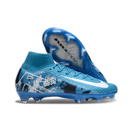 Nike Mercurial Superfly 10 Elite FG Bleu Blanc