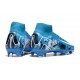 Nike Mercurial Superfly 10 Elite FG Bleu Blanc