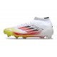 adidas F50 Elite Mid FG Nouveau Advancement - Blanc Rouge Jaune