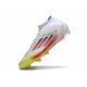 adidas F50 Elite Mid FG Nouveau Advancement - Blanc Rouge Jaune
