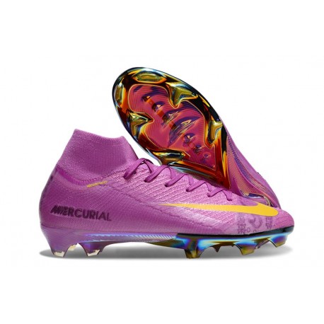 Nike Mercurial Superfly 10 Elite FG Violet Jaune