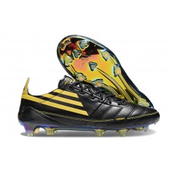 Nouvelles adidas F50 Elite FG Noir Jaune
