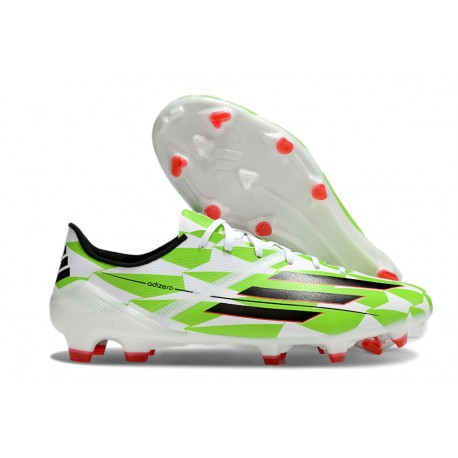 Nouvelles adidas F50 Elite FG Vert Noir Blanc