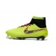 Chaussures Foot Nouvelle Nike Magista Obra FG ACC Volt Rouge Noir