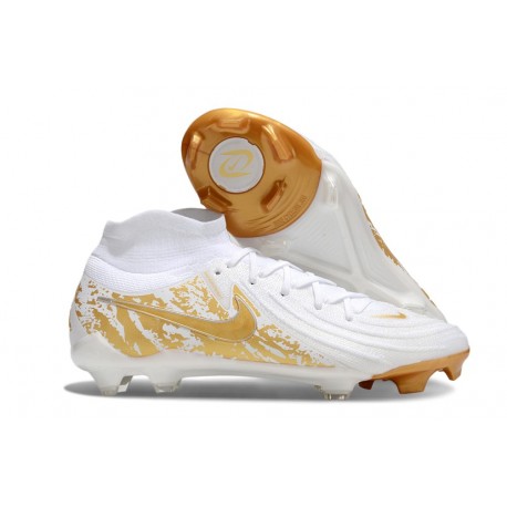Nike Phantom Luna II Elite FG Blanc Or