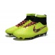 Chaussures Foot Nouvelle Nike Magista Obra FG ACC Volt Rouge Noir