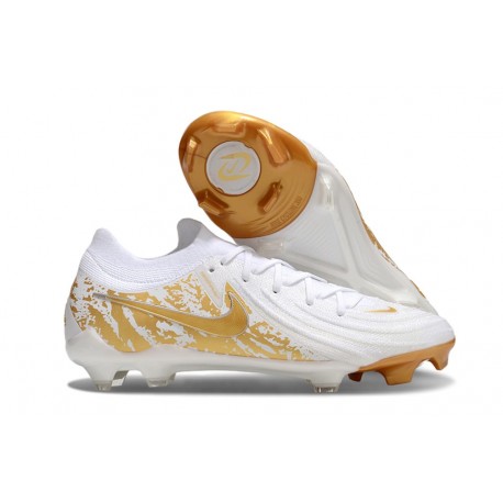 Nike Phantom Luna 2 Elite Low FG Blanc Or