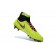 Chaussures Foot Nouvelle Nike Magista Obra FG ACC Volt Rouge Noir