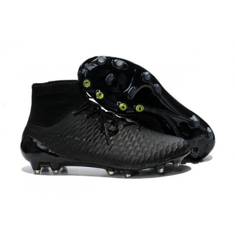 Crampon de Football Homme Nike Magista Obra FG ACC Tout Noir