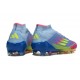 adidas F50 Elite Mid FG Bleu Fusion Citron Lucide Rose Lucide