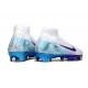 Nike Mercurial Superfly 10 Elite FG Blanc Violet Bleu