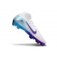 Nike Mercurial Superfly 10 Elite FG Blanc Violet Bleu