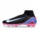 Nike Mercurial Superfly 10 Elite FG Noir Blanc Bleu
