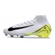 Nike Mercurial Superfly 10 Elite FG Blanc Noir Jaune