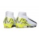 Nike Mercurial Superfly 10 Elite FG Blanc Noir Jaune