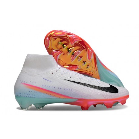 Nike Mercurial Superfly 10 Elite FG Blanc Noir Orange