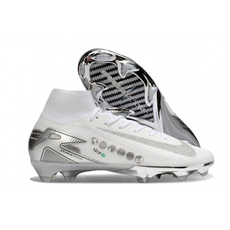 Nike Mercurial Superfly 10 Elite FG Blanc Argent