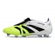 adidas Predator Elite Foldover Tongue FG Blanc Noir Citron Lucid