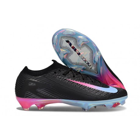 Nike Zoom Mercurial Vapor 16 Elite FG Nouveau Noir Rose Bleu