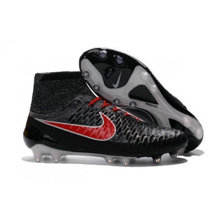 Crampon de Football Homme Nike Magista Obra FG ACC Noir Rouge