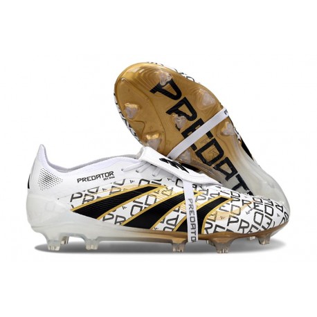 adidas Predator Elite FT 2025 FG Blanc Noir Or Mét