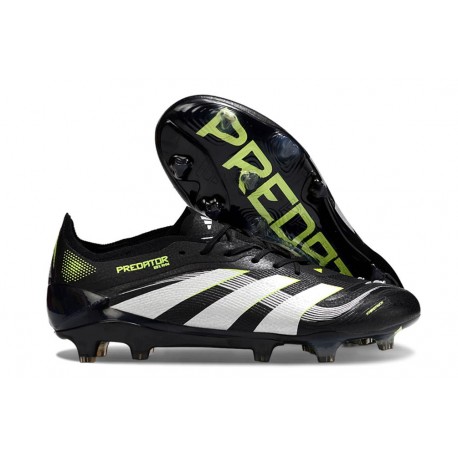 adidas Predator Elite FG Nouvelles Noir Blanc Citron Lucid