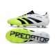 adidas Predator Elite FG Nouvelles Blanc Noir Citron Lucid