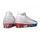 Nike Air Zoom Mercurial Superfly X Elite FG Blanc Bleu Rouge