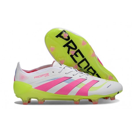 adidas Predator Elite FG Nouvelles Blanc Rose