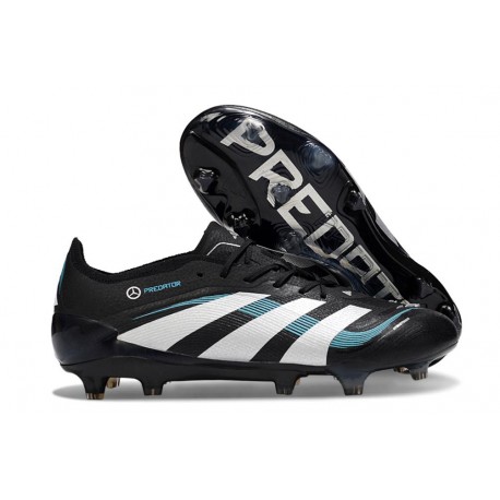 adidas Predator Elite FG Nouvelles Noir Blanc Bleu