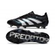 adidas Predator Elite FG Nouvelles Noir Blanc Bleu