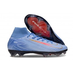 Nike Air Zoom Mercurial Superfly X Elite FG Bleu Rouge