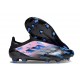 Crampons adidas F50 Elite Laceless FG Noir Rose Bleu