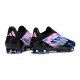 Crampons adidas F50 Elite Laceless FG Noir Rose Bleu