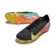Nike Zoom Mercurial Vapor 16 Elite FG X VINI JR Noir Jaune Dynamique Vert Etincelle Cramoisi Brt
