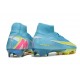 Nike Zoom Mercurial Superfly X Elite FG Bleu Jaune