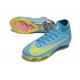 Nike Zoom Mercurial Superfly X Elite FG Bleu Jaune