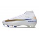 Nike Air Zoom Mercurial Superfly X Elite FG Blanc Bleu Or