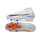 Nike Air Zoom Mercurial Superfly X Elite FG Blanc Bleu Or